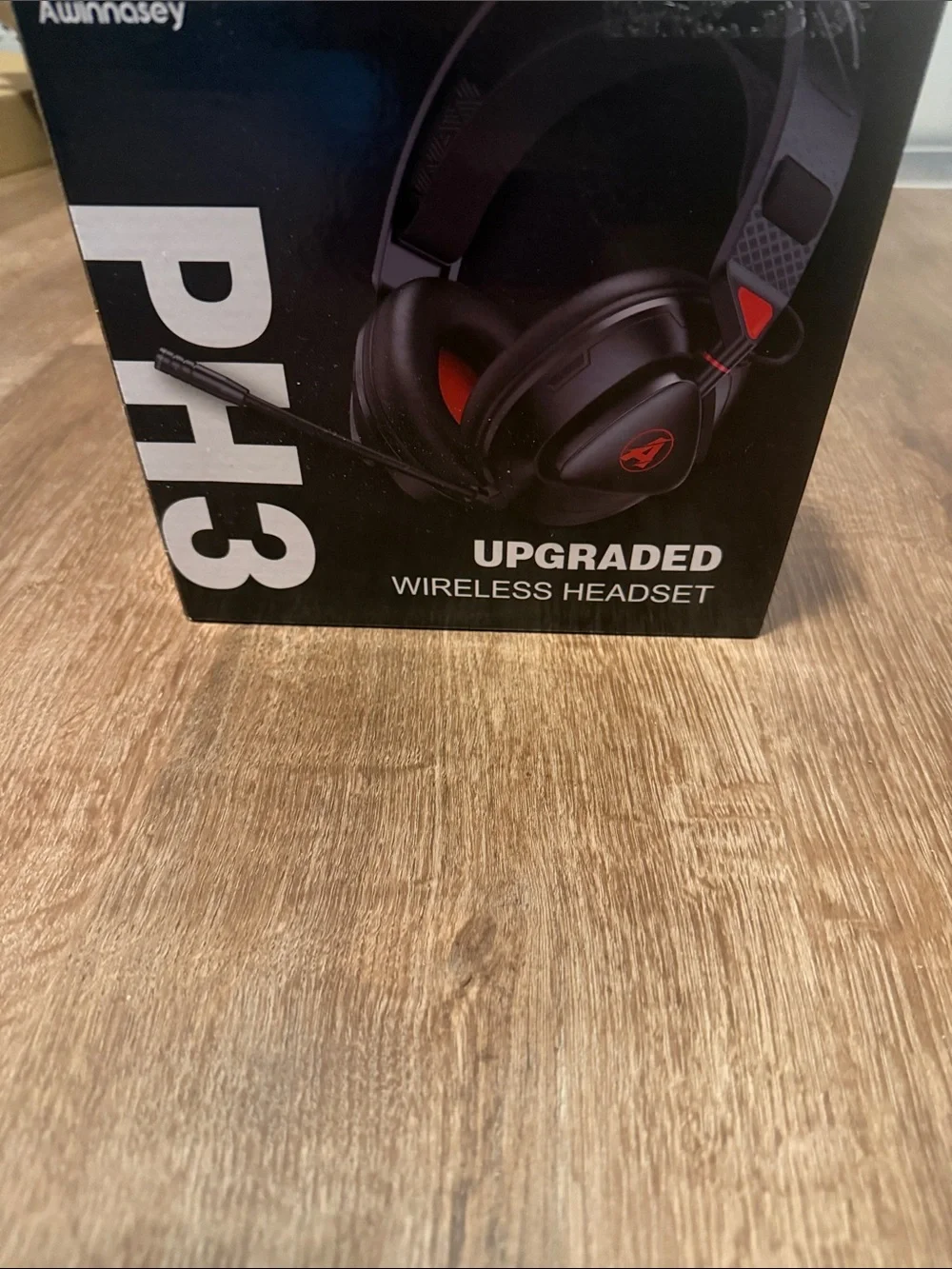 PH3 Upgraded Wireless Headset - Black & Red